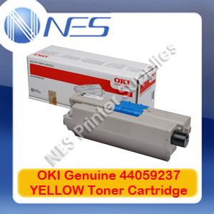 OKI Genuine 44059237 YELLOW Toner Cartridge for MC860 (10K)